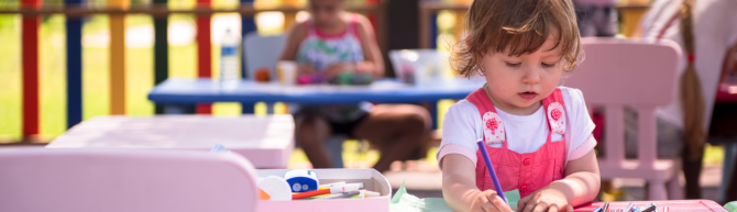 toddler writing