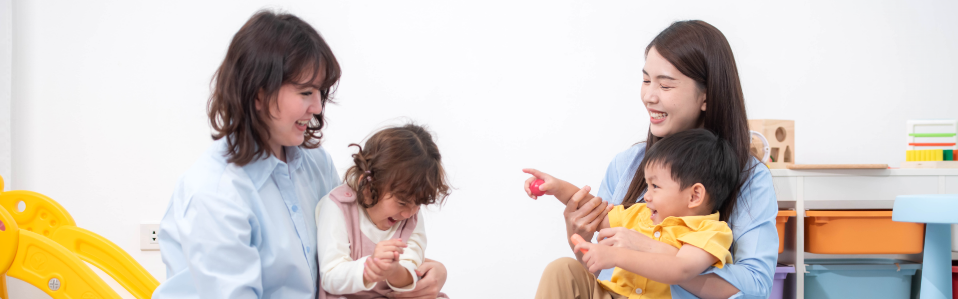 women with kids