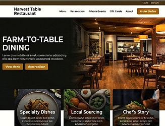 restaurant website