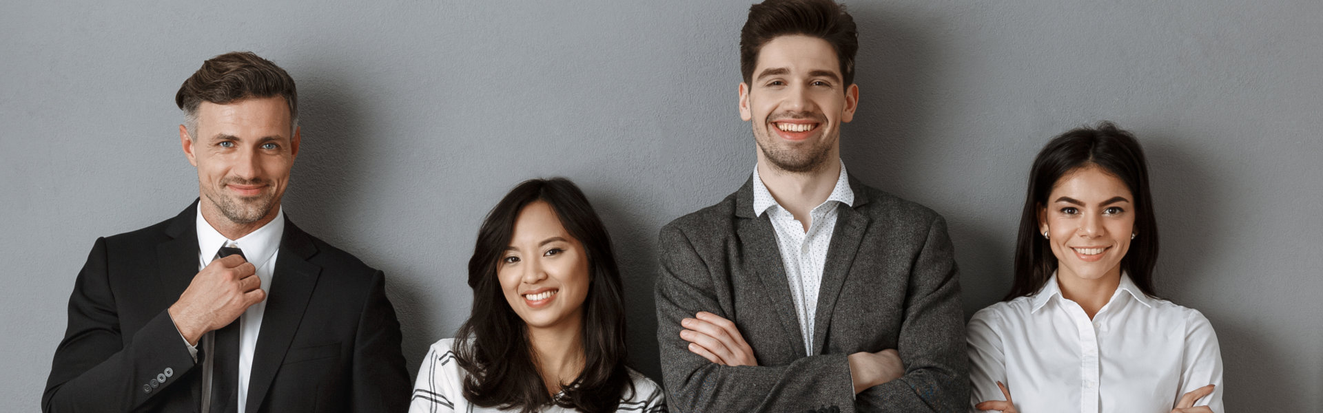 group of people smiling