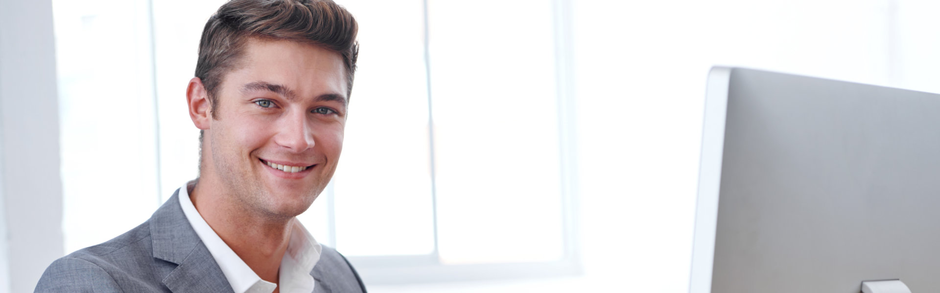 man smiling