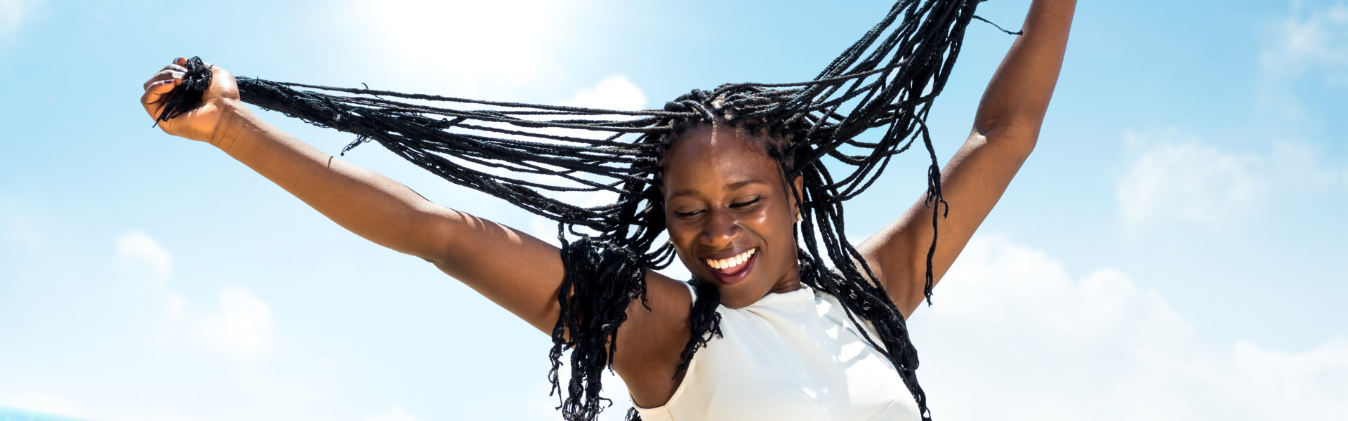happy woman